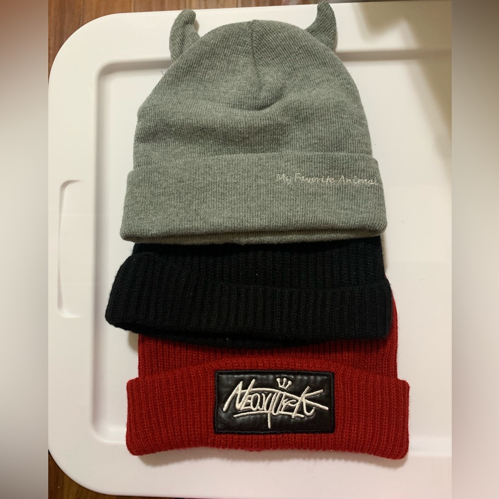 Set of 3 Beanies